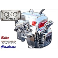 CNC Ported Full Mod Zenoah 29.5cc 4 Bolt Engine - Billet Crankcase